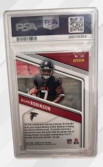 2023 Donruss Elite Bijan Robinson Maroon #104 Rookie Card /149 PSA 9 Mint - Image 2