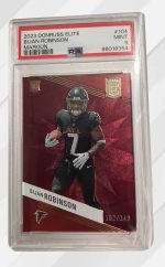 2023 Donruss Elite Bijan Robinson Maroon #104 Rookie Card /149 PSA 9 Mint