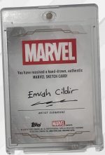 Topps Marvel Gambit Original Sketch Card by Emrah Cildir – 1/1 Hand-Drawn - Image 2